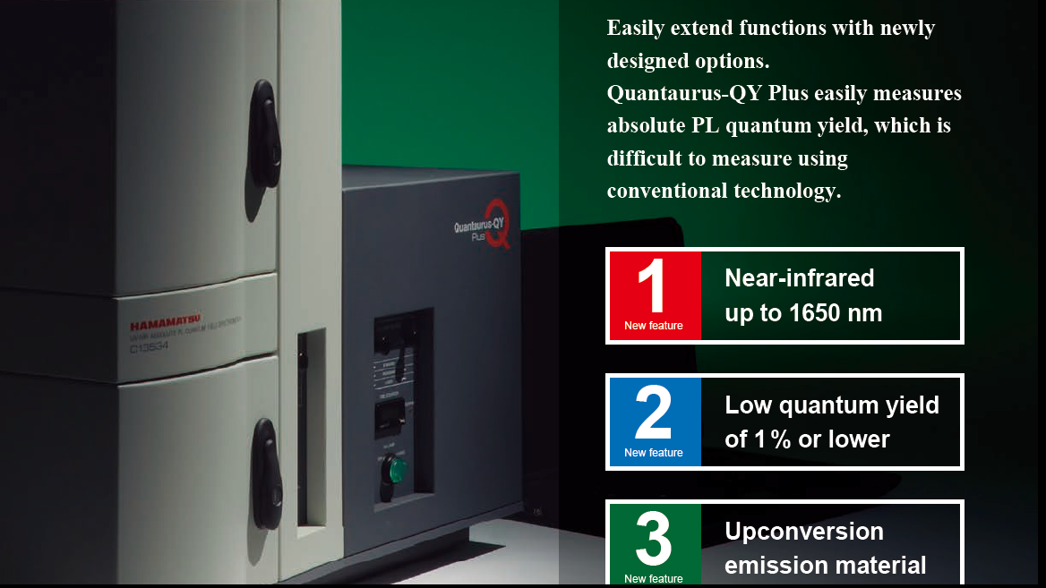 Hamamatsu Quantaurus-QY Absolute PL quantum yield spectrometer